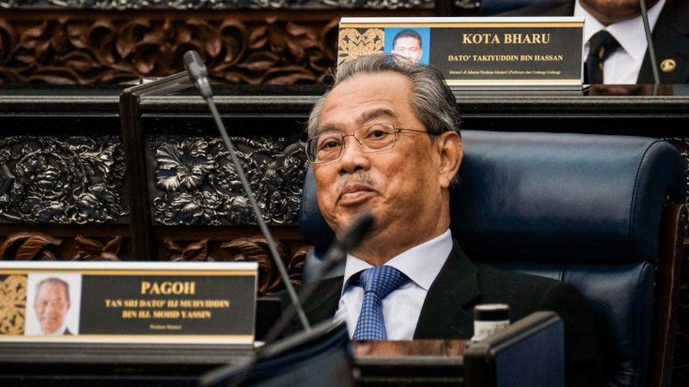 Prime Minister of Malaysia Muhyiddin Yassin in the House of Parliament Malaysia, Kuala Lumpur, Malaysia on July 13, 2020