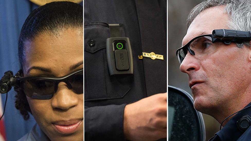 three kinds of police body cams