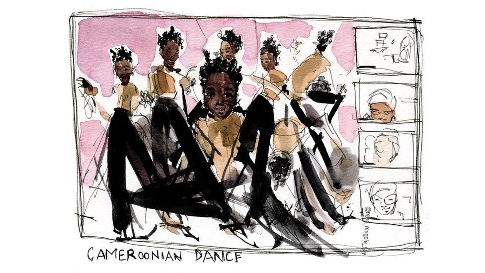 Sketch of the Cameroonian Dance