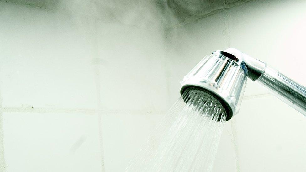 Shower stock image