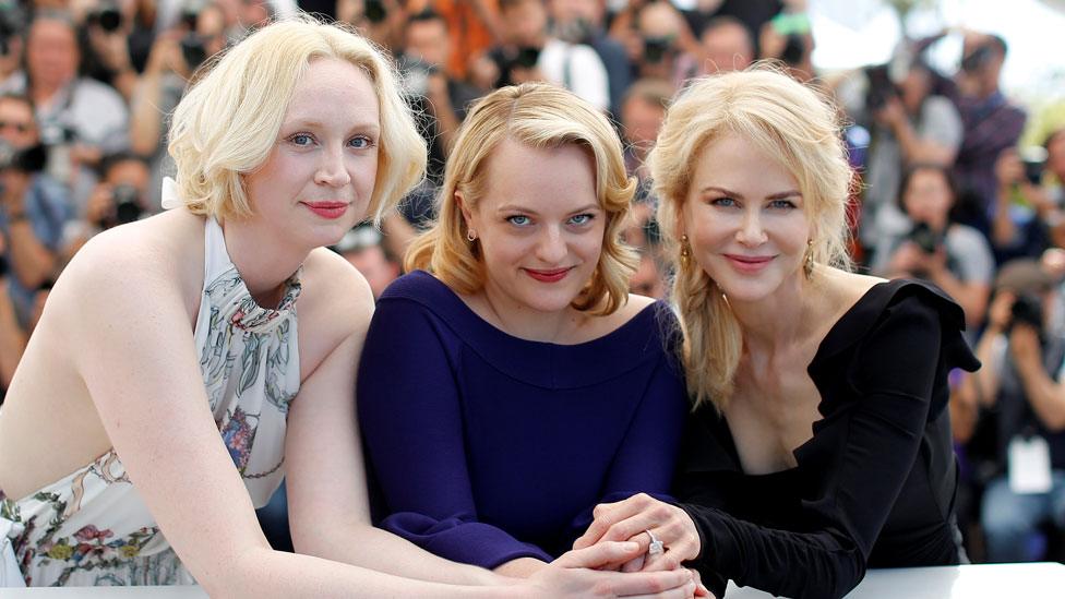 Gwendoline Christie, Elisabeth Moss and Nicole Kidman at Cannes