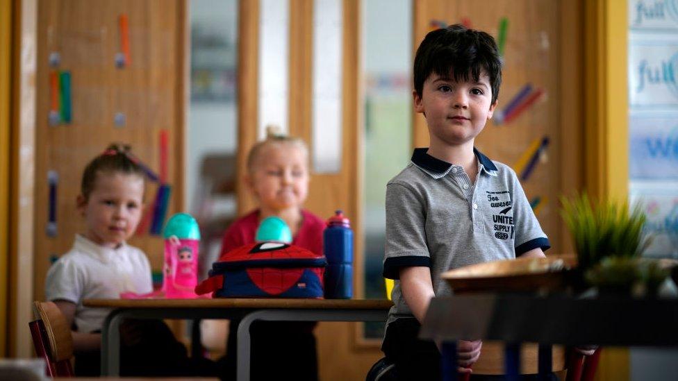 pupils in class