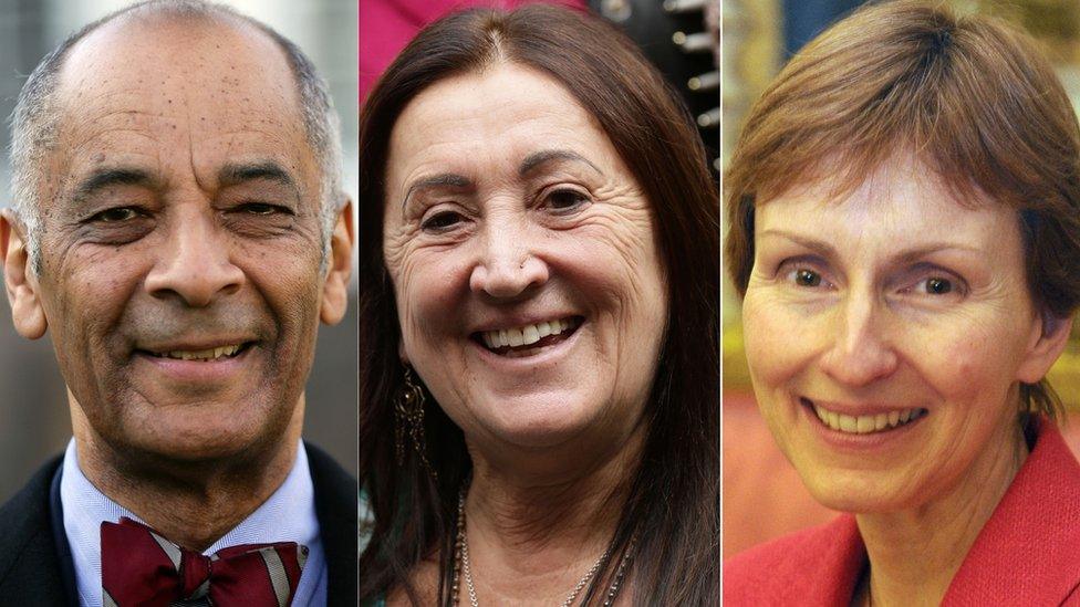 Ken Olisa, Lynn Franks, Helen Sharman