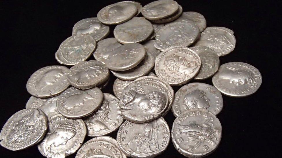 Overton Hoard - 37 silver Roman coins