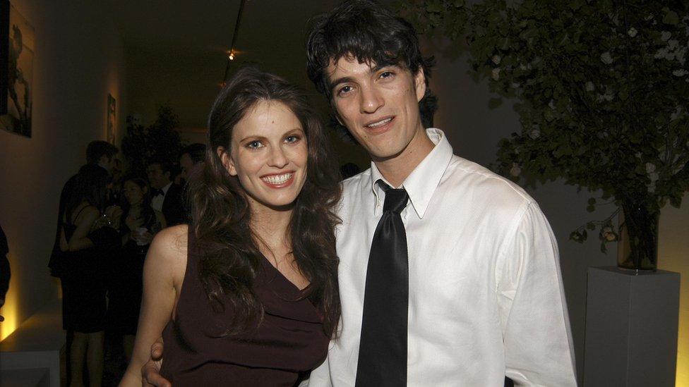 Adi Neumann and Adam Neumann attend Molly Sims Hosts OPERATION SMILE, "The Smile Collection" Benefit featuring the J. MENDEL Spring 2006