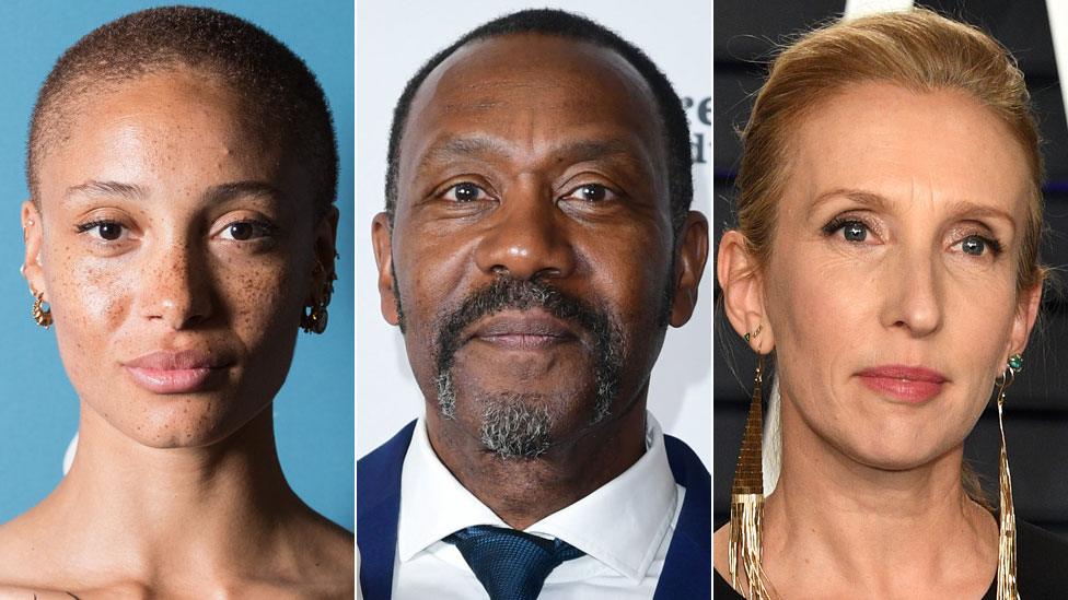 Adwoa Aboah, Sir Lenny Henry and Sam Taylor-Johnson