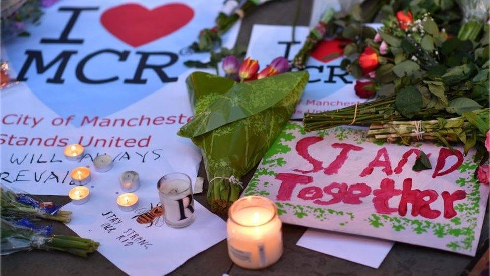 Manchester attack tributes