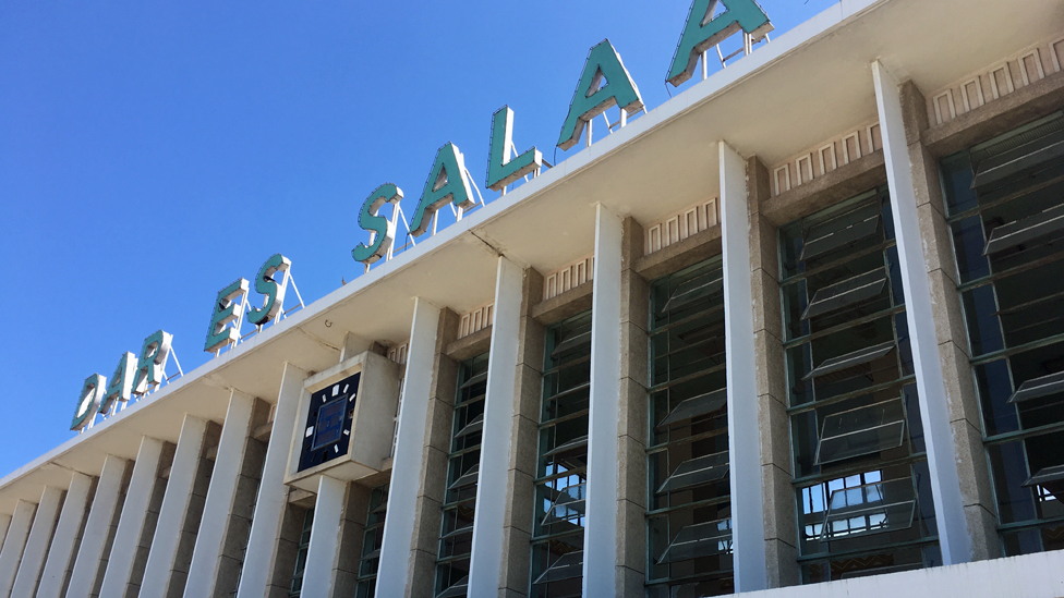 The Tazara station in Dar es Salaam