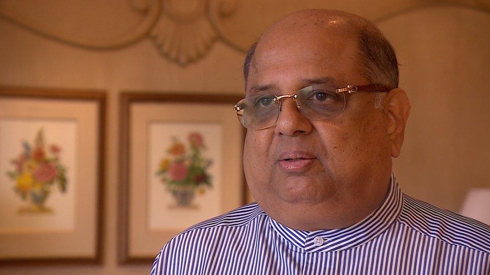 Narayana Ramachandran, president of the Indian Olympic Association