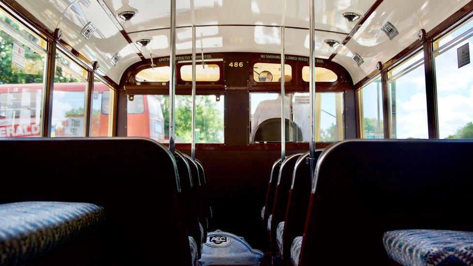 Restored bus