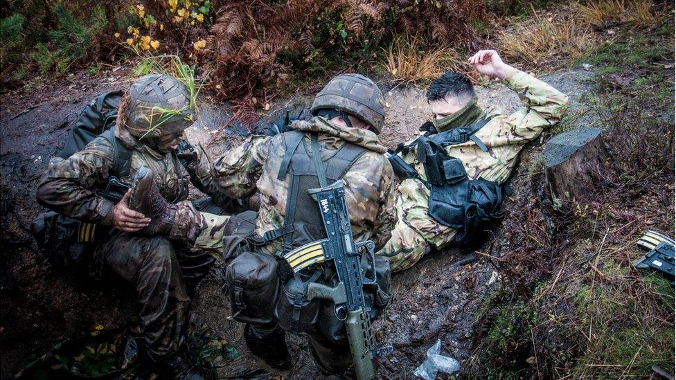 Army recruits