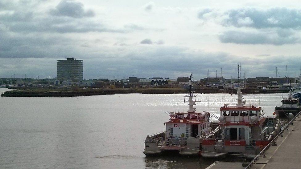 Grimsby docks