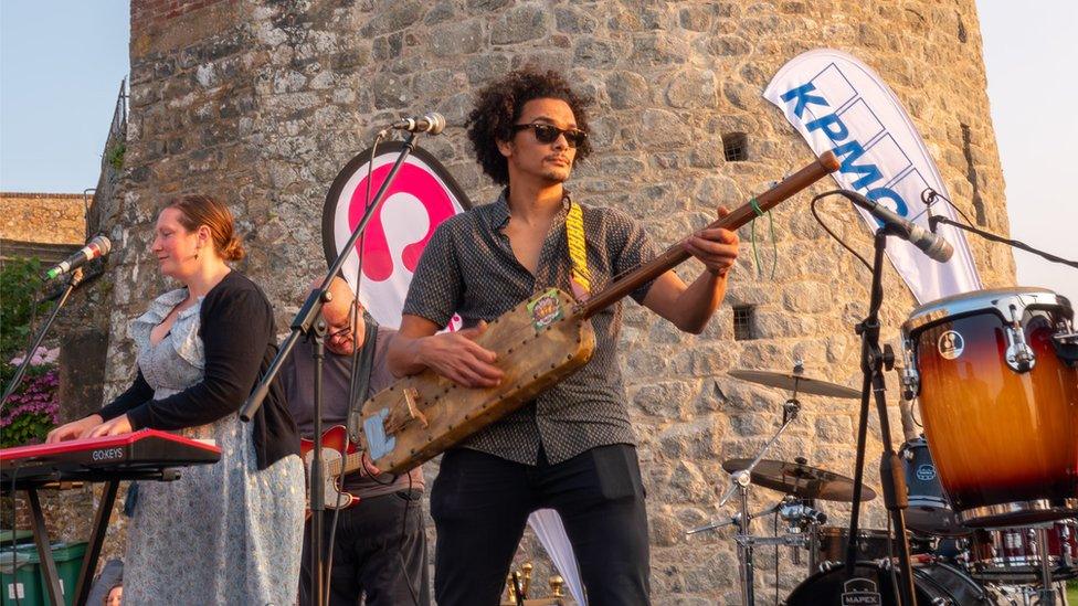 Performers at Castle Cornet