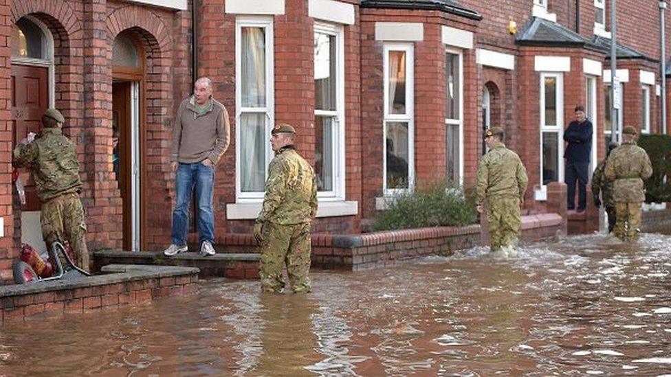 The army visits homes in Carlisle