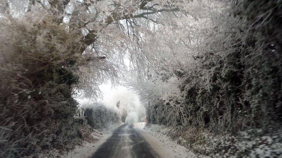 Snow in Newry