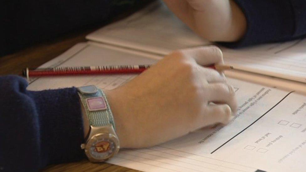 Primary school pupils in Northern Ireland hoping to gain entry to a grammar sit a series of English and Maths tests every autumn