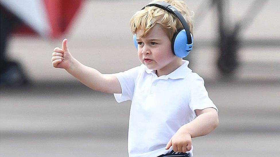 Prince-George-does-thumbs-up-at-air-tattoo.