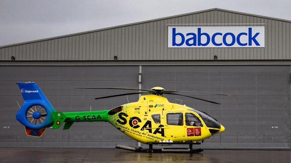 Scotland's Charity Air Ambulance helicopter