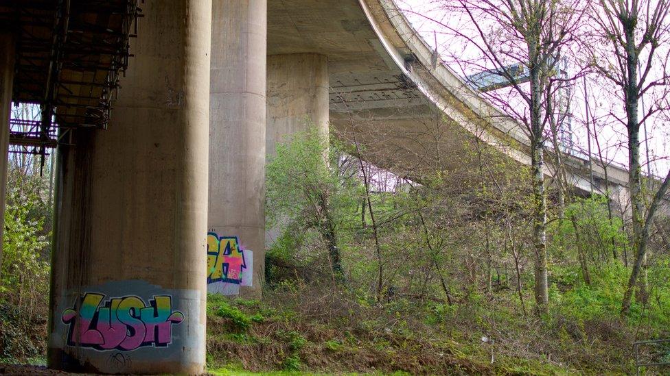 Underneath Spaghetti Junction