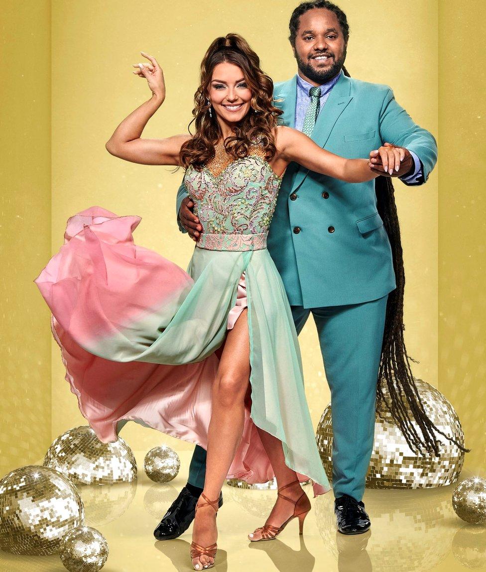 Jowita and Hamza publicity photo from Strictly