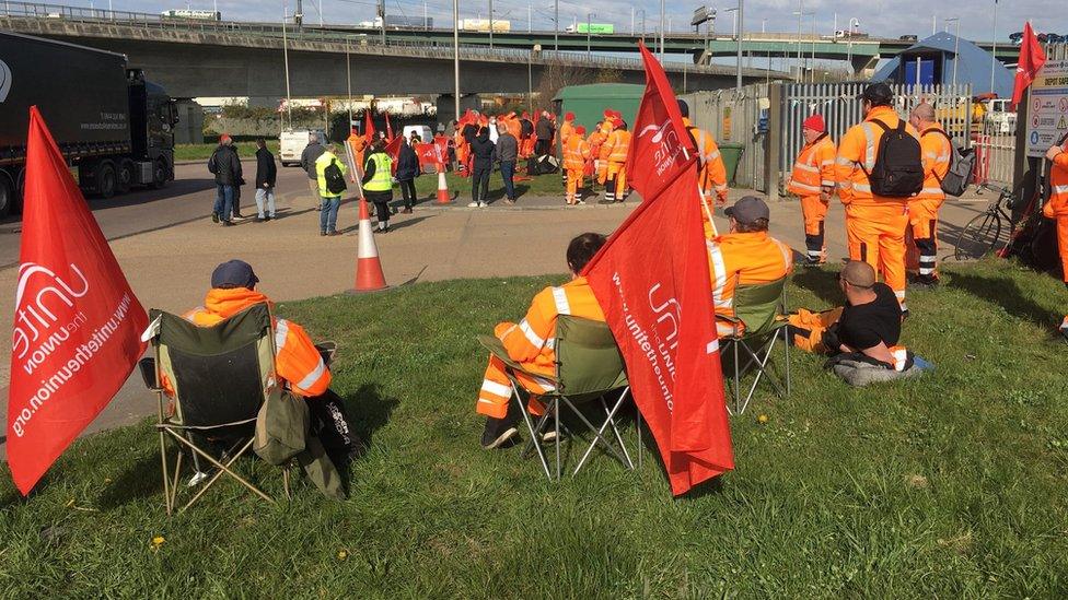 Picket line