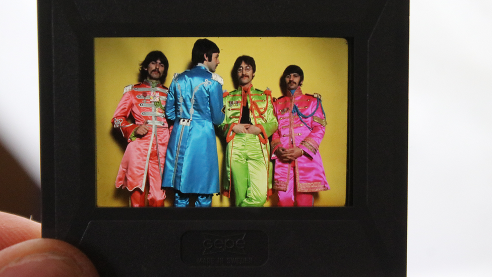 Image from the Sgt Pepper photo shoot