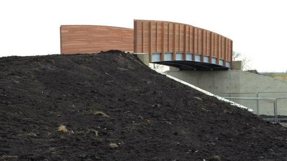 New bridge at Wicken Fen