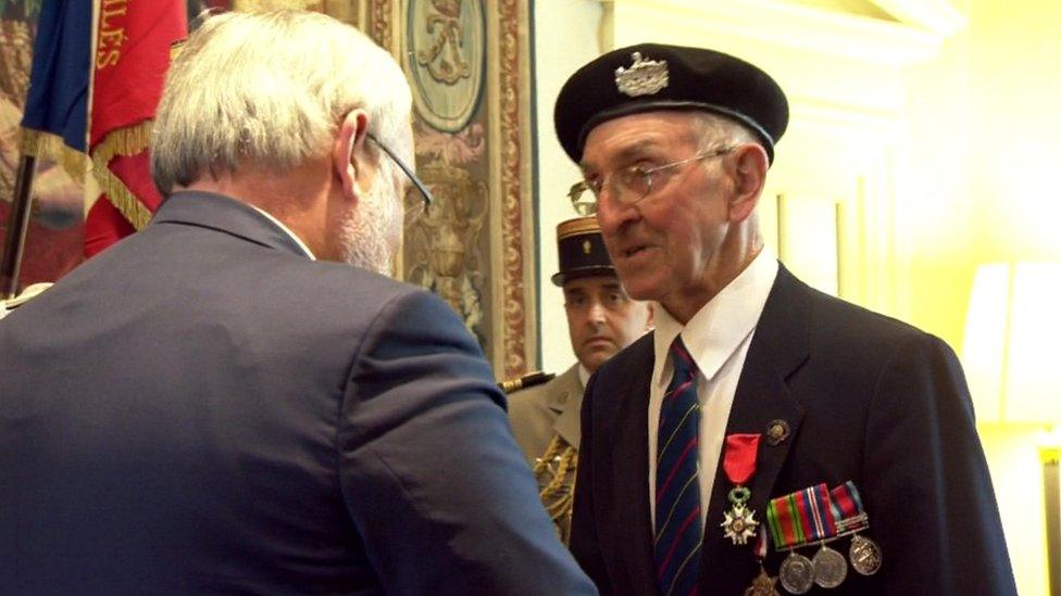 French minister presents veteran with Legion d'honneur