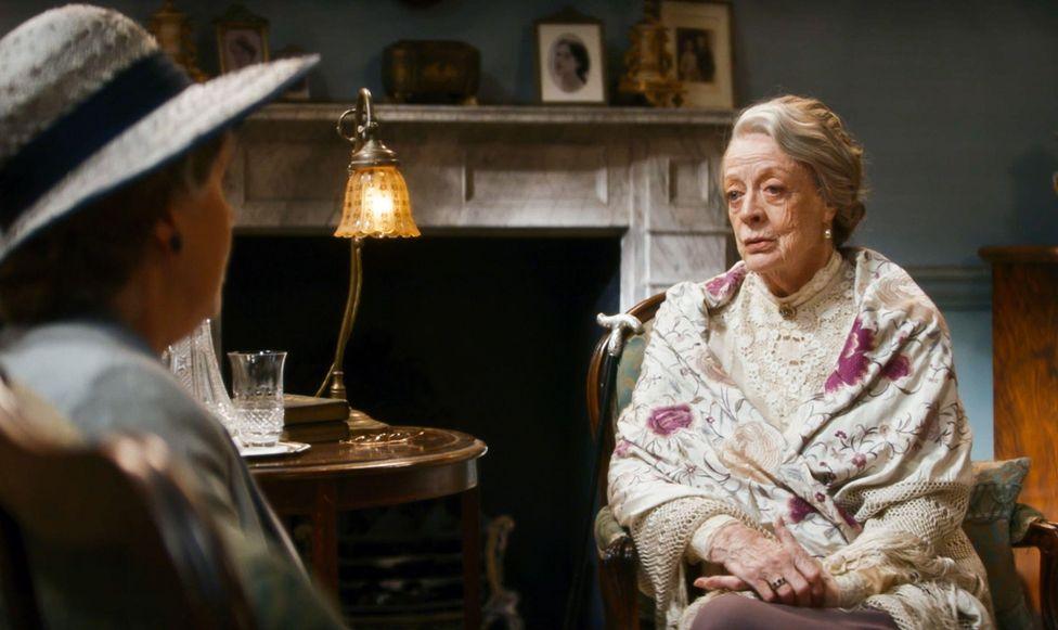 Dame Maggie Smith as Dowager Countess of Grantham in TV series Downton Abbey