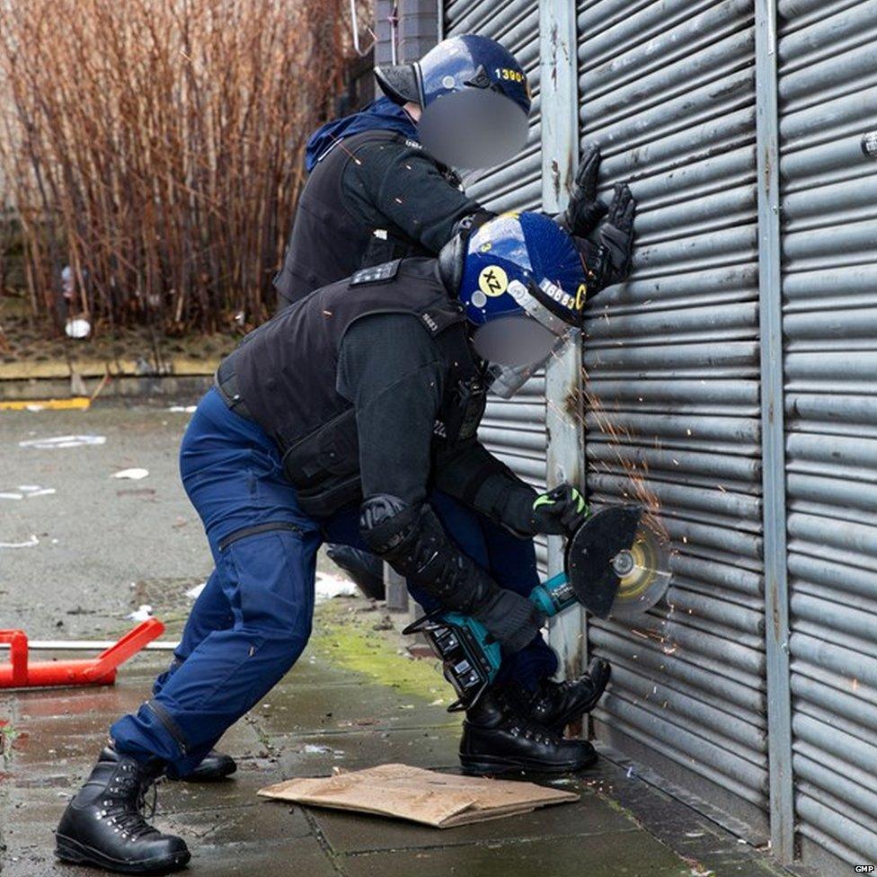 GMP officers raid suspected counterfeit goods premises