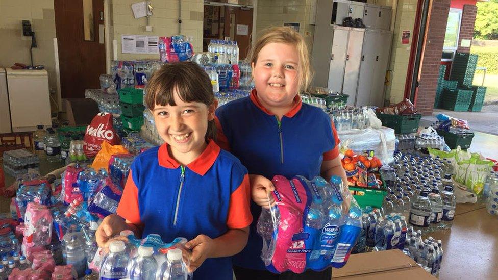 Evie Mayers, left, and Emily O’Neill