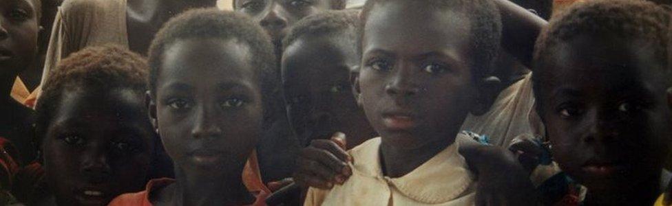 School children in Pamdu village Ghana