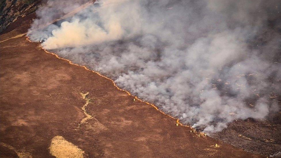 Mynydd Mawr fire