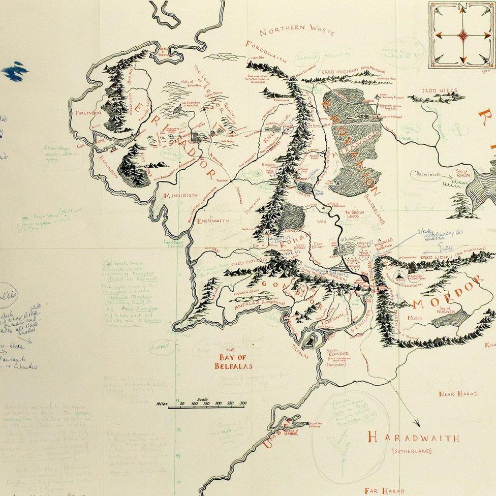 Map of Middle Earth