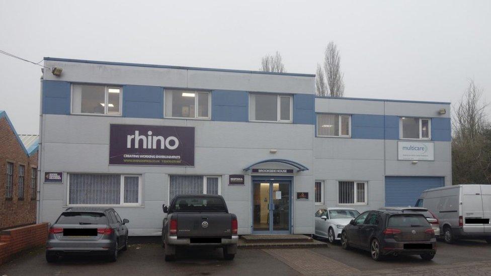 Old Rhino office in Earlsdon