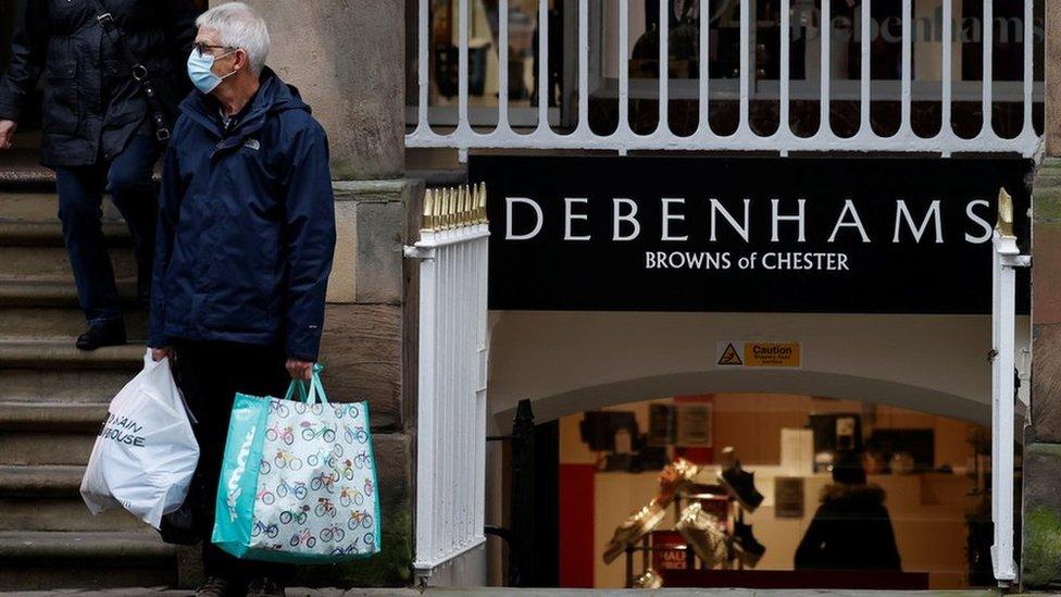 Man outside Browns of Chester