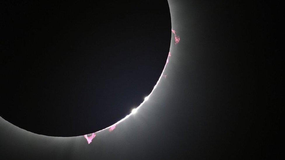 File image of the total solar eclipse of 8 April 2024