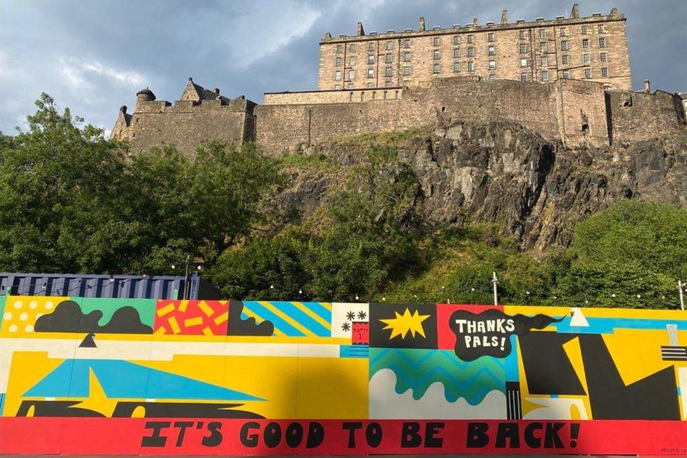 Multi Story car park venue in Edinburgh