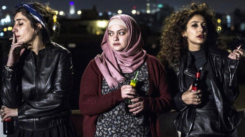 Sana Jammelieh, Shaden Kanboura and Mouna Hawa