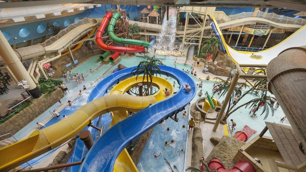 Blackpool's Sandcastle waterpark interior