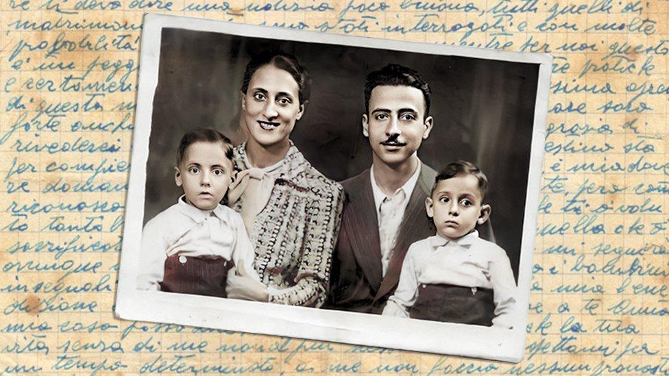 The Israel family before the war