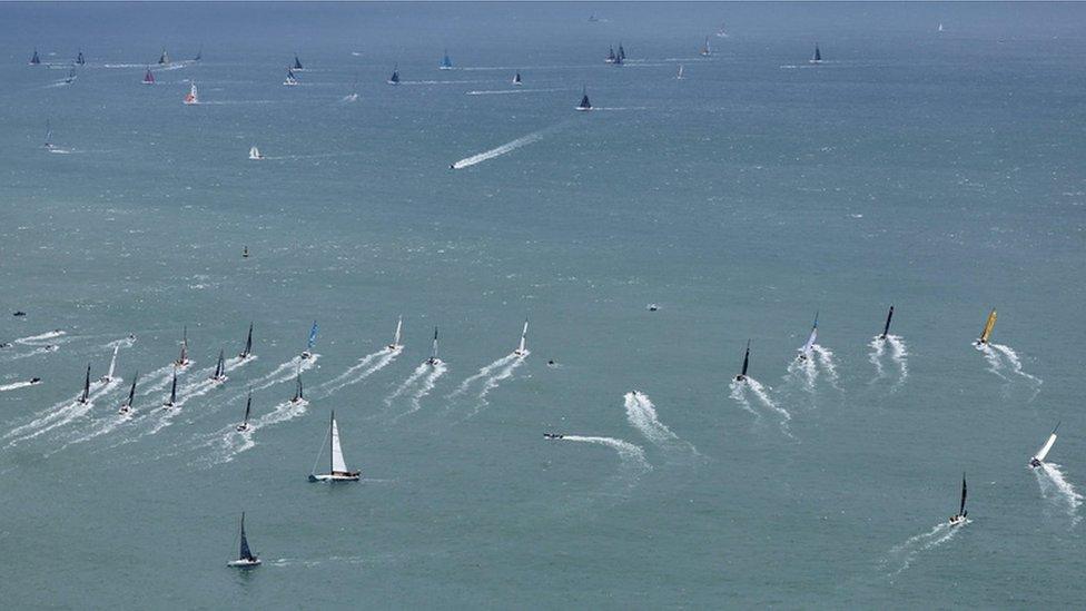 Start of Fastnet Race 2023