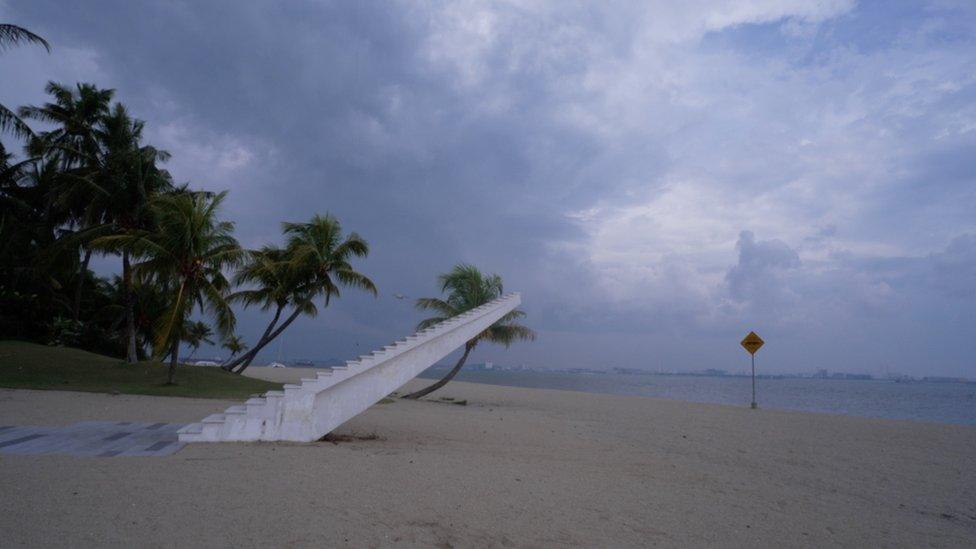 Forest City stairway to nowhere