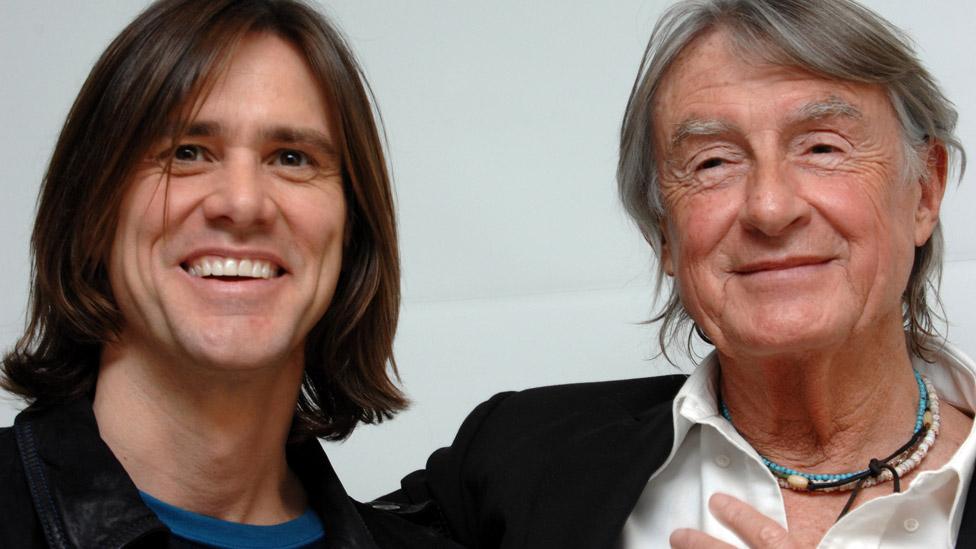 Jim Carrey with Joel Schumacher