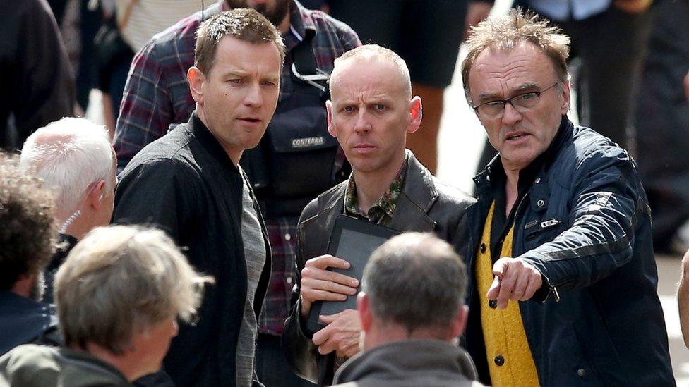 Ewan McGregor, Ewen Bremner and Danny Boyle