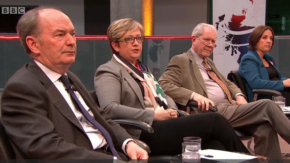 TV debate panel