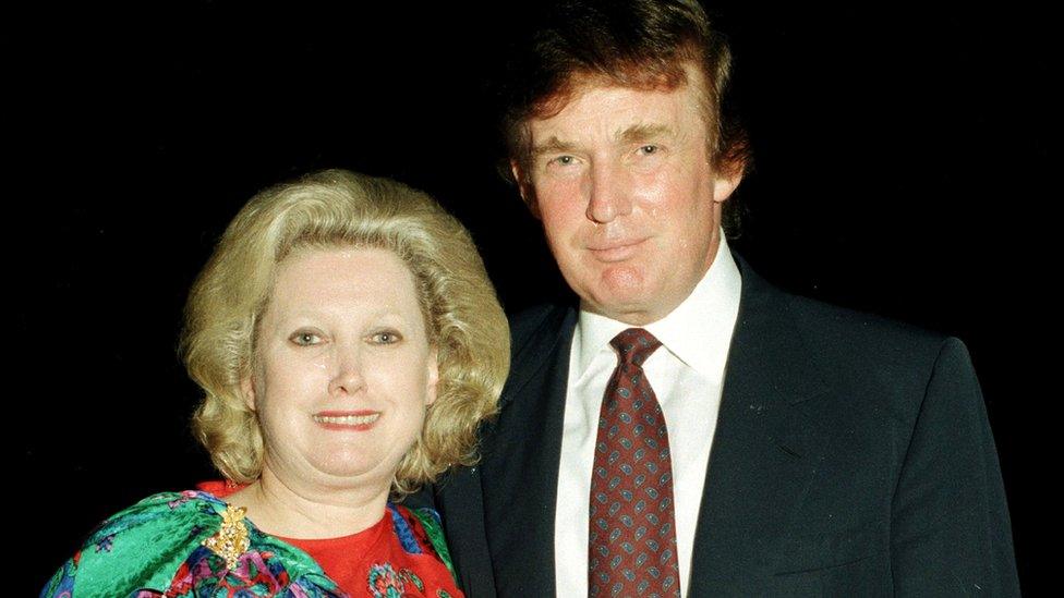 Donald Trump and Elizabeth Trump Grau in Florida in 1997