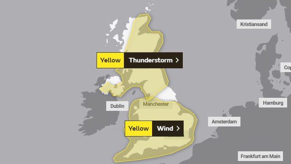 Met Office map