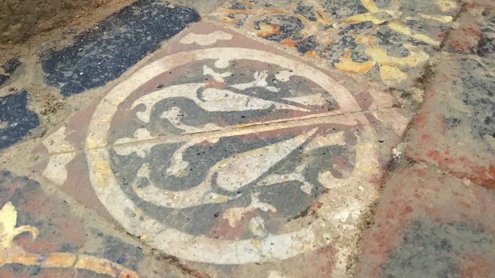 Bath Abbey floor