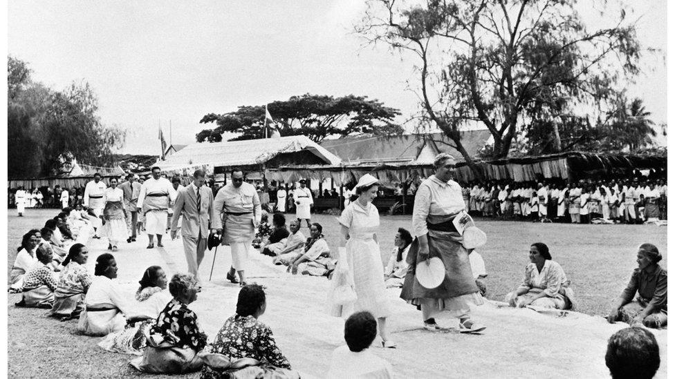 Queen Elizabeth's Tonga visit 1953